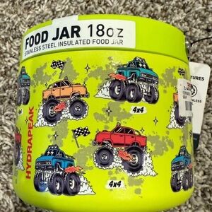 Hydrapeak Monster Truck Insulated Food Jar - Lime Green